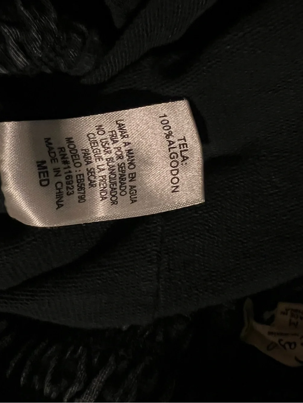 Easel Black & Light Blue mineral wash jogger pants - Picture 3 of 4